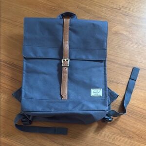 Herschel Supply Company Blue Roll-Top Backpack